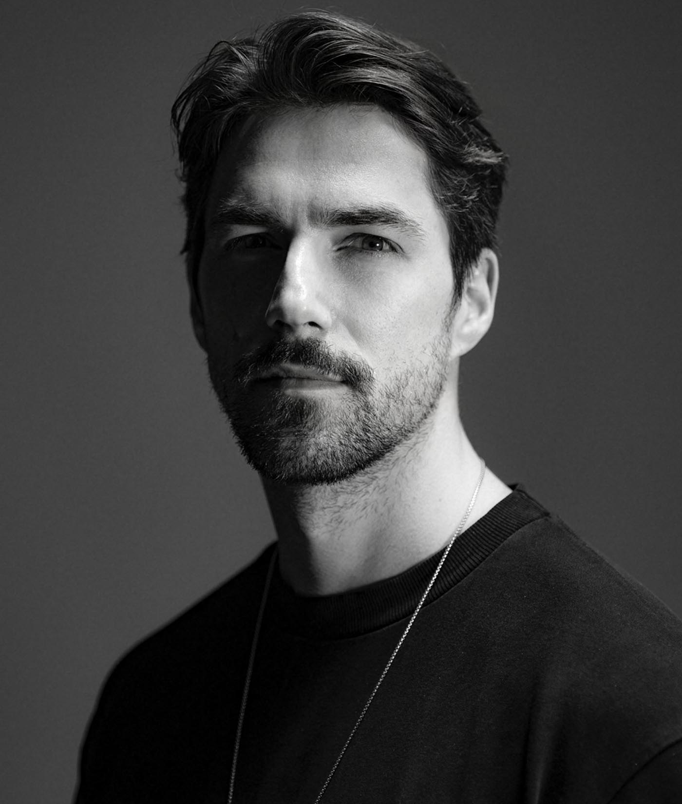 Schwarzweißportrait von Stephan Zeller